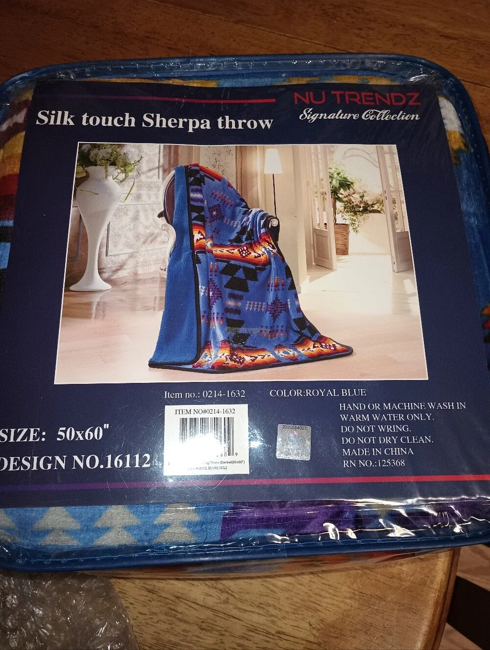 Revised! All New! Nu Trendz Sherpa Throw, Mug & 2 Pillows